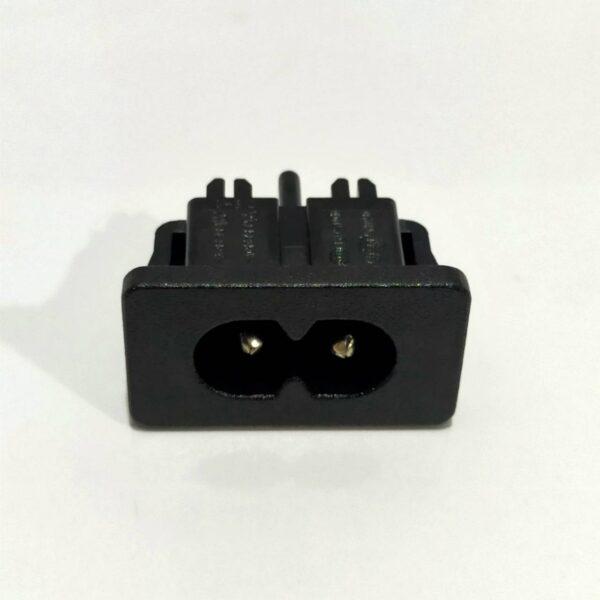ปลั๊ก ขั้วปลั๊ก ปลั๊กเสียบ ซ็อคเก็ต AC Power Socket 2 Pin AC Plug Connector 2.5A 250V #DB-8 (1 ตัว) - Image 2