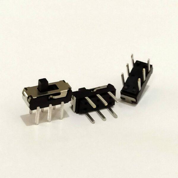 Slide Switch สวิทช์ เลื่อน Toggle Switch DIP Switch 6 ขา 3.6x9.1mm #สวิทช์เลื่อน MSS-22D18 (DIP) (1 ตัว) - Image 3