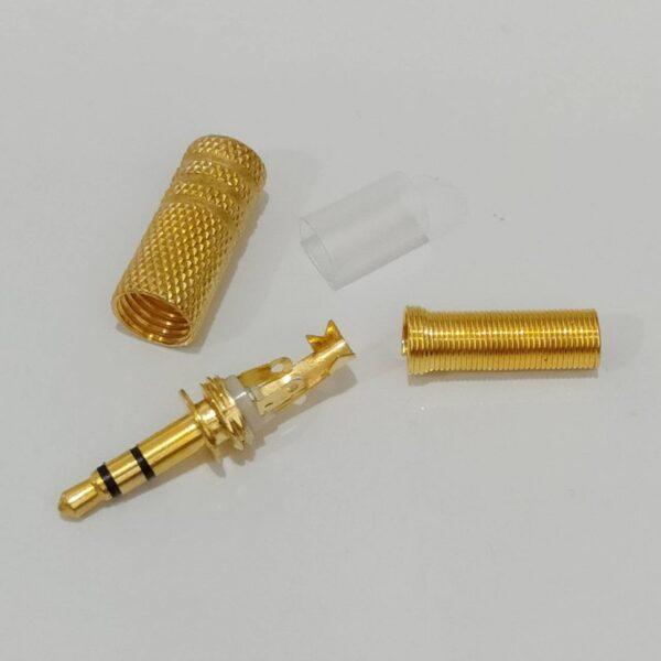 ปลั๊ก หัวปลั๊ก TRS Plug Aux สเตอริโอ Stereo แจ็ค ตัวผู้ Jack Audio Connector 3.5mm #P-TRS-3.5 (1 ตัว) - Image 2