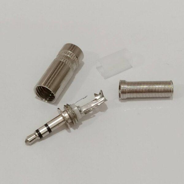 ปลั๊ก หัวปลั๊ก TRS Plug Aux สเตอริโอ Stereo แจ็ค ตัวผู้ Jack Audio Connector 3.5mm #P-TRS-3.5 (1 ตัว) - Image 3