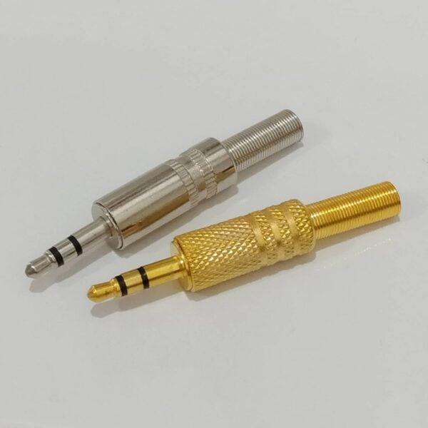 ปลั๊ก หัวปลั๊ก TRS Plug Aux สเตอริโอ Stereo แจ็ค ตัวผู้ Jack Audio Connector 3.5mm #P-TRS-3.5 (1 ตัว)