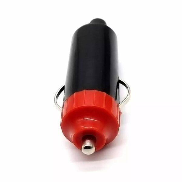 ที่จุดบุหรี่ รถยนต์ หัวแจ็ค ปลั๊ก ซ็อคเก็ต แจ็ค S กระแสไฟสูง Jack Plug 20x75mm #แจ็ค S แดง (1 ตัว) - Image 2