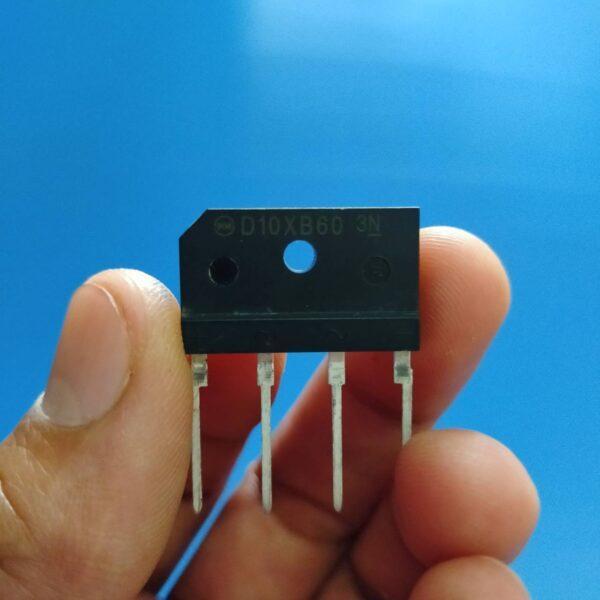 ไอซี ไดโอดบริดจ์ วงจรเรียงกระแส ไดโอดเรียงกระแส บริดจ์เรคติไฟร์ Diode Bridge Rectifier IC #D10XBx Series (1 ตัว) - Image 2