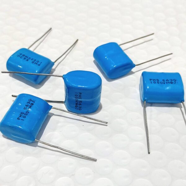 ตัว C ตัวเก็บประจุ คาปาซิเตอร์ ตัวซี ไมล่าร์ ไมล่า Mylar Capacitor PHS 563G 1000V #M-Capacitor (1 ตัว)