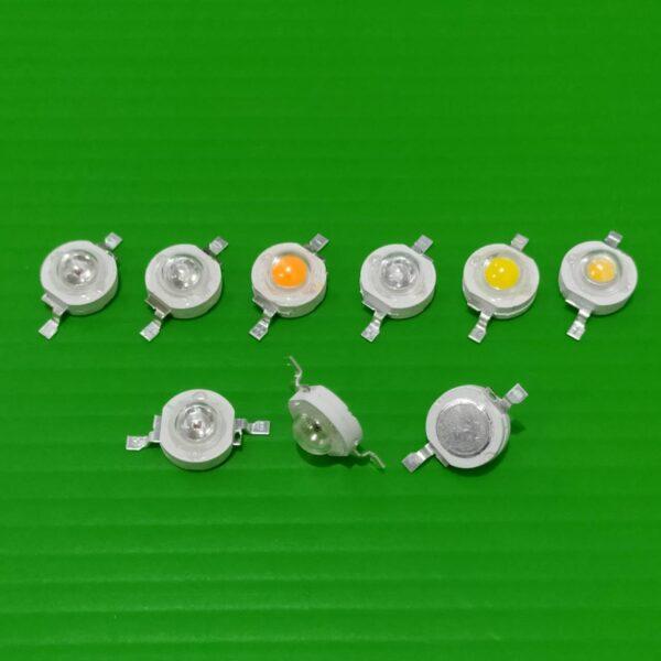 ไฟกระดุม หลอดไฟ LED ลูกปัด LED High Power LED Bead Downlight Spotlight SMD 2pin 3.4-3.6V 3W #LED HP3W (1 ตัว) - Image 2