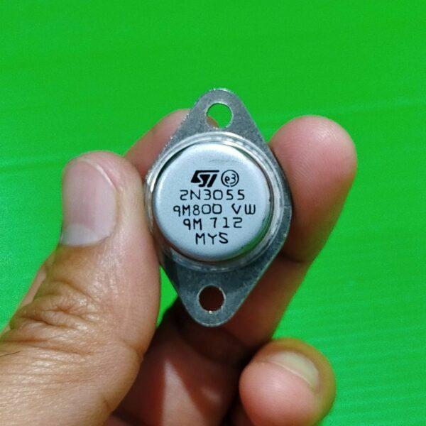 2N3055 (NPN) ทรานซิสเตอร์ เครื่องขยาย MJ2955 (PNP) AF Amp Audio Power Transistor 15A 100V (1 ตัว) - Image 2