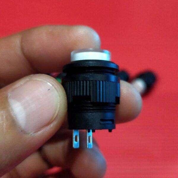 สวิตช์ ปุ่มกด Push Button Switch 16mm 2pin 3A 250VAC R16-503A R16-503B #R16-503A,B (1 ตัว) - Image 3