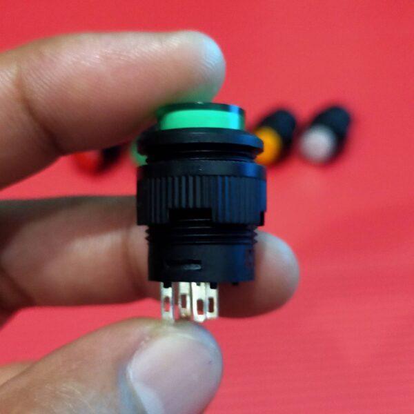 สวิตช์ ปุ่มกด Push Button Switch 16mm 4pin 3A 250VAC R16-503AD R16-503BD #R16-503AD,BD (1 ตัว) - Image 3