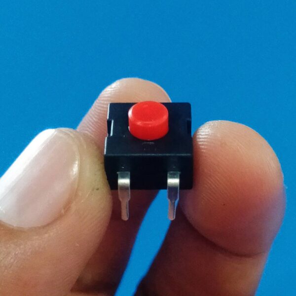 สวิตช์ ปุ่มกด ไฟฉาย Flashlight Switch ON-OFF DIP 2pin 12x12x9.5mm #1212-112DB (1 ตัว) - Image 3