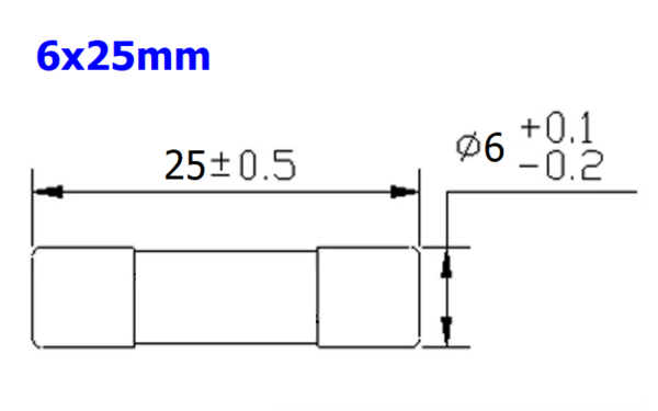 ฟิวส์ กระเบื้อง เซรามิค Ceramic Power Plug Fuse BS1362 R057 6x25mm 250V 1A ถึง 20A #C6x25-BS1362 (1 ตัว) - Image 3