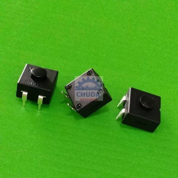 สวิทช์ กดติด-กดดับ ปุ่มกด ไฟฉาย Flashlight Switch ON-OFF DIP 2pin 2 ขา 12x12x9mm #YT1212-112YB (1 ตัว)