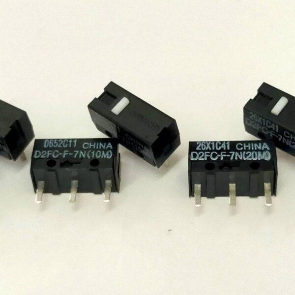 สวิทช์ ไมโครสวิทช์ เมาส์ Mouse Micro Switch Ultra Sub Miniature Basic Switch D2FC-F-7N #สวิทช์เมาส์ Omron (1 ตัว) - Image 2