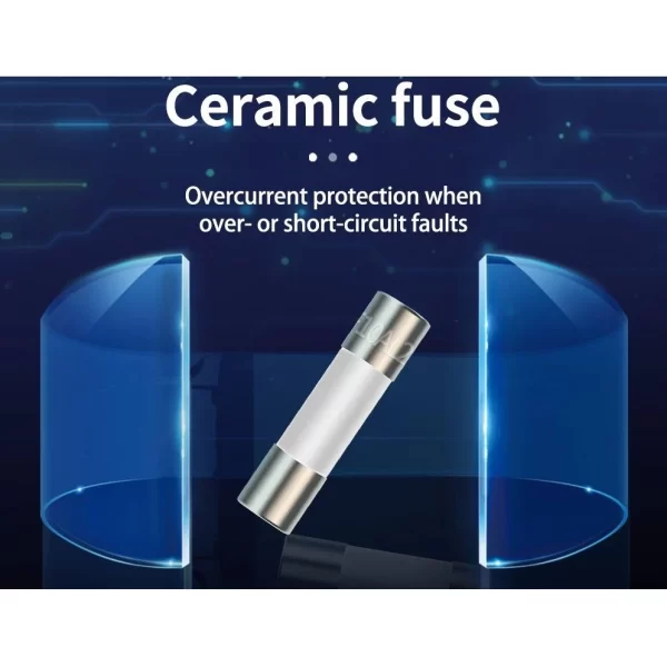 ฟิวส์ มิเตอร์ มัลติมิเตอร์ เครื่องมือวัด เซรามิค Ceramic Meter Fuse 200mA 0.2A 10A 20A #CF-ANENG (1 ตัว) - Image 3