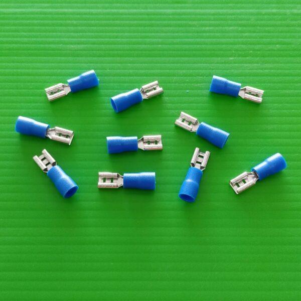 (10 ตัว) หางปลา เสียบ 4.8mm หัวเสียบ ตัวเมีย หุ้ม แบน 4.8mm 0.187in #FD1.25-187 #FD2-187 - Image 3