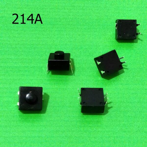 สวิทช์ ปุ่มกด ไฟฉาย Flashlight Switch DIP 4 ขา 12x12x9mm กดบน #314A #214A (1 ตัว) - Image 4