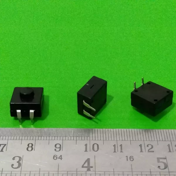 สวิทช์ กดติด-กดดับ ปุ่มกด ไฟฉาย Flashlight Switch ON-OFF DIP 2pin 2 ขา 12x12x9mm #YT1212-112YB (1 ตัว) - Image 5