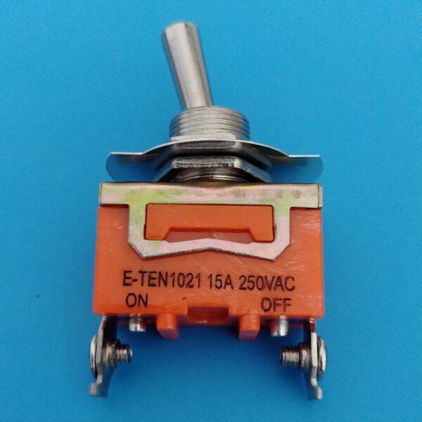 สวิทช์ โยก สลับ Toggle Switch 2 ขา (1 ขั้ว 1 ทาง) ON-OFF 15A 250V #E-TEN1021 (1 ตัว) - Image 4