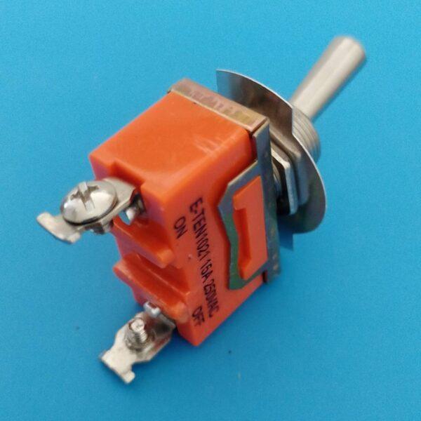 สวิทช์ โยก สลับ Toggle Switch 2 ขา (1 ขั้ว 1 ทาง) ON-OFF 15A 250V #E-TEN1021 (1 ตัว) - Image 3