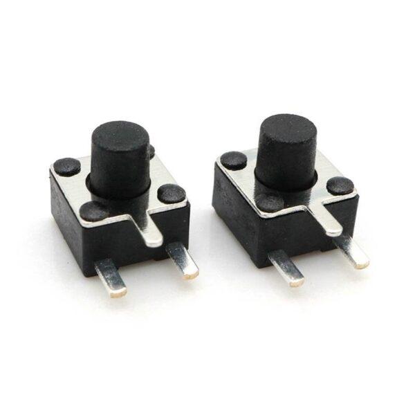 สวิทช์ กดติด-ปล่อยดับ ปุ่มกด DIP Push Button Switch ไมโครสวิทช์ TACT Switch #D2P 4.5x4.5xHmm กดข้าง (1 ตัว) - Image 2