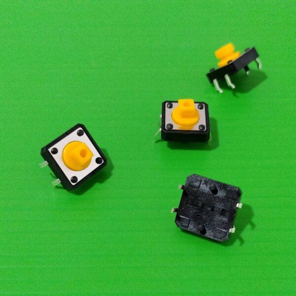 สวิทช์ B3F OMRON ปุ่มกด กดติด-ปล่อยดับ DIP TACT Switch 12x12x7.3mm #B3F-OMRON (DIP) (1 ตัว) - Image 2