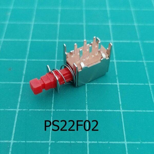 สวิตช์ 6 ขา Self lock กดติด-กดดับ No lock กดติด-ปล่อยดับ Push button Switch #PS22F02 (1 ตัว)