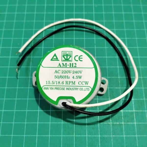 มอเตอร์ มอเตอร์ส่าย พัดลม ฮาตาริ 18 นิ้ว 4.5W 220-240Vac 50/60Hz 15.5/18.6 RPM #AM-H2 (1 ตัว)