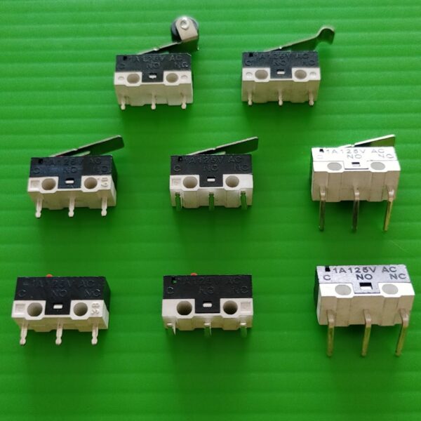 สวิทช์ เมาส์ ลิมิต ไมโครสวิทช์ Mini Micro Switch Mouse Printer Limit Switch 3 ขา 1A 125V #สวิทช์เมาส์ KW10 (1 ตัว)