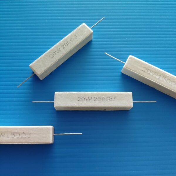 ตัวต้านทาน R 20W เซรามิค ซีเมนต์ กระเบื้อง Ceramic Cement Resistor #CR 20W (1 ตัว) - Image 2