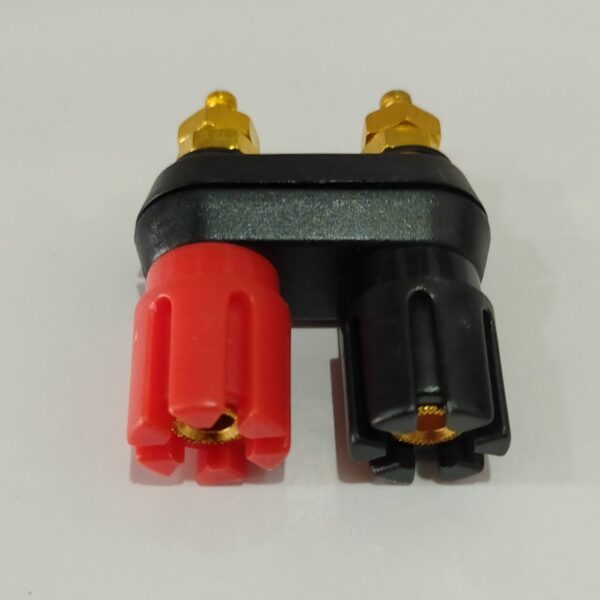 ไบดิ้งโพส ขั้วต่อ ปลั๊กลำโพง ปลั๊กกล้วย Banana Plug Terminal Binding Post #BP-ลูกโม่ (หัวคู่) (1 ตัว) - Image 3