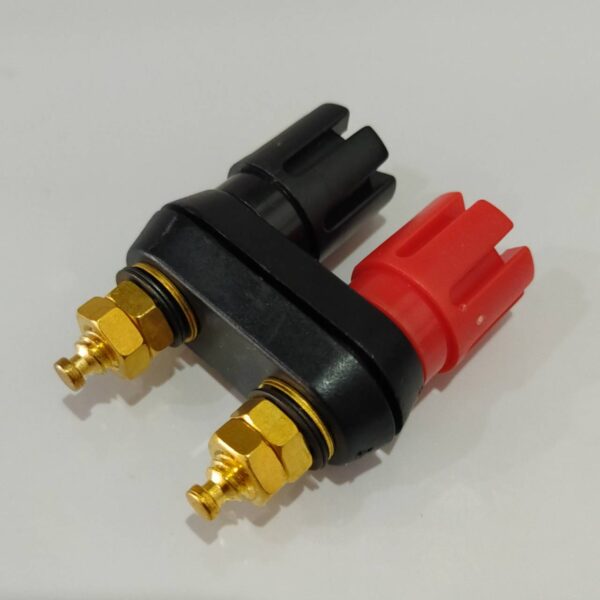 ไบดิ้งโพส ขั้วต่อ ปลั๊กลำโพง ปลั๊กกล้วย Banana Plug Terminal Binding Post #BP-ลูกโม่ (หัวคู่) (1 ตัว)