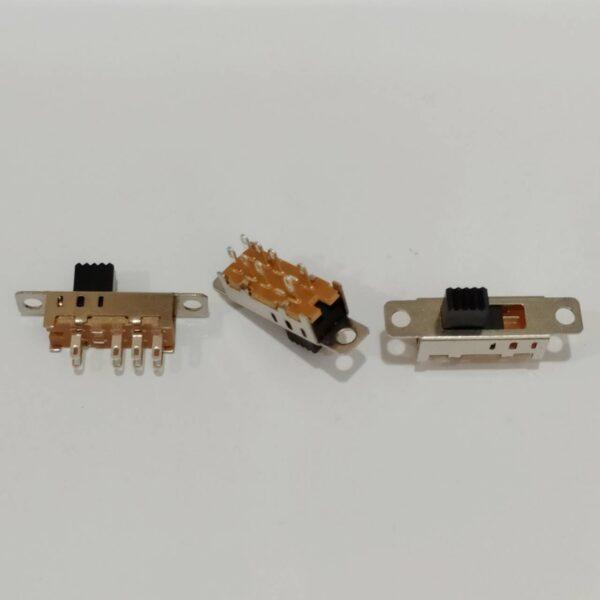 Slide switch สวิทช์ เลื่อน Toggle switch 8 ขา ขนาด 6x24mm #สวิทช์เลื่อน(8ขา,SS23E04) (1 ตัว) - Image 2