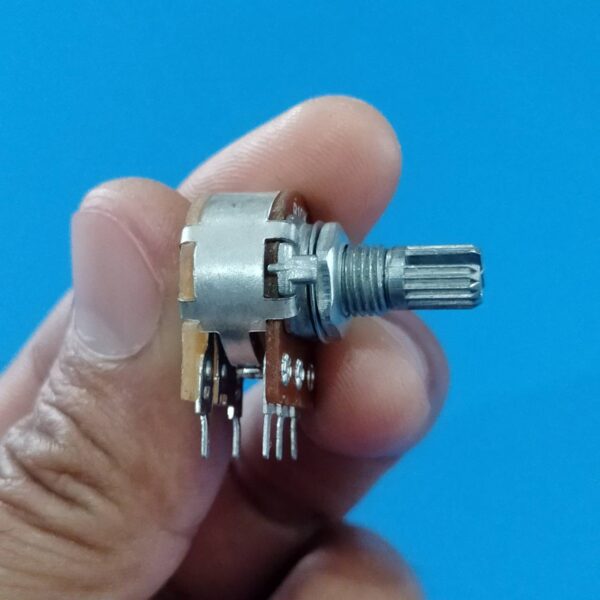 โวลลุ่ม วอลลุ่ม โพเทนชิโอมิเตอร์ ตัว R ปรับค่า Potentiometer Volume 5pin แนวนอน มีสวิทช์ #WH148 5HP-A15 (1 ตัว) - Image 4