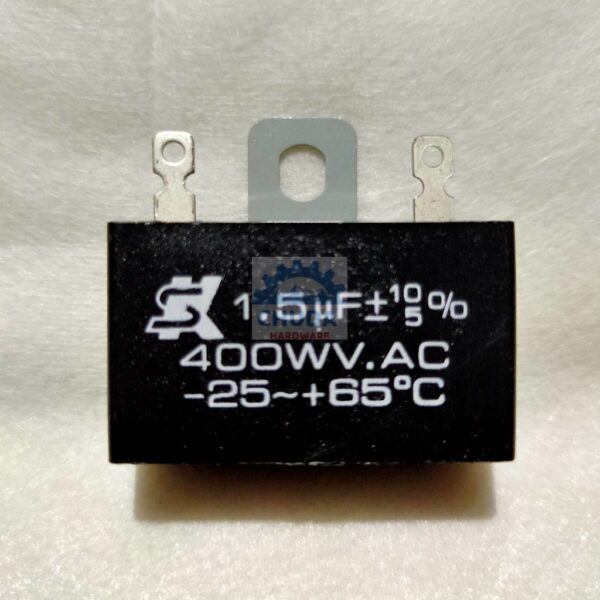 คาปาซิเตอร์ C พัดลม แคปพัดลม SK Capacitor ฮาตาริแท้ 400V 1.5uF #SK1.5400 บัดกรี (1 ตัว)