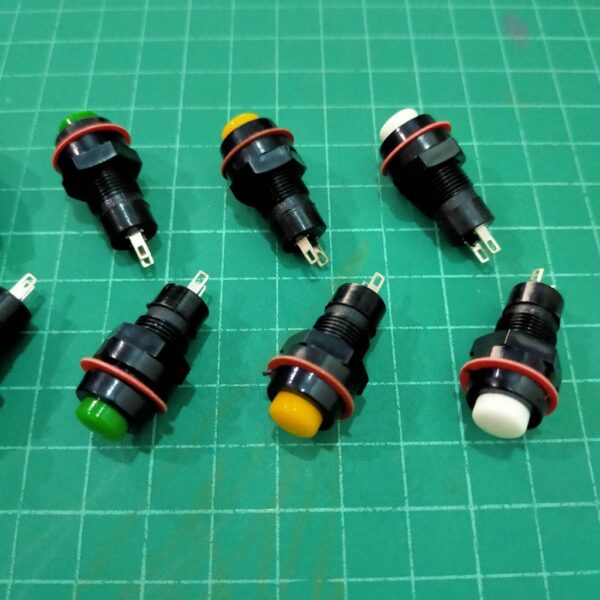 สวิทช์ 10mm ปุ่มกด Switch 2 ขา ขนาด 10mm รุ่น DS-211, DS-213 (1 ตัว) - Image 2