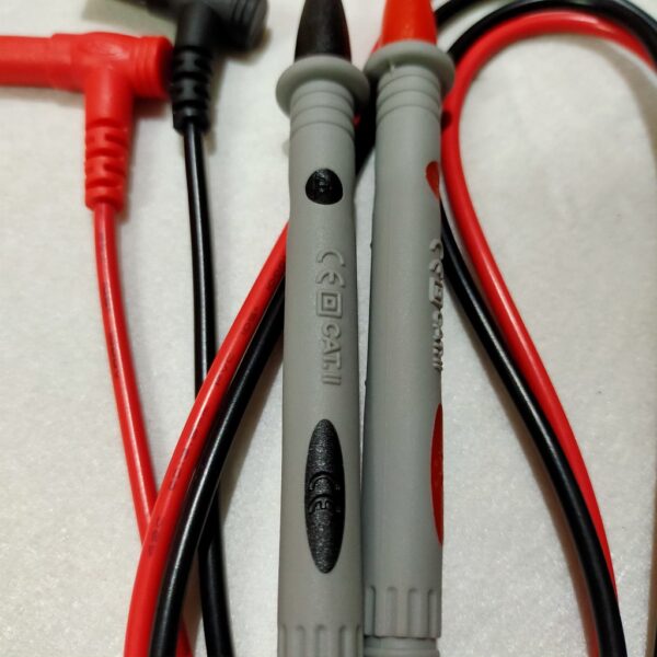 สาย สายมิเตอร์ มัลติมิเตอร์ วัดไฟ ปลายเข็มทอง Meter Multimeter 20A 1000V CATIII #M6 (1 ชุด) - Image 3