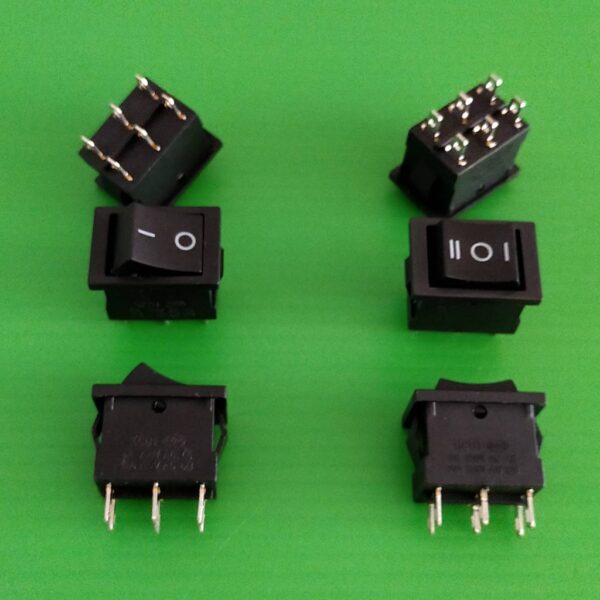 สวิทช์ 15x21mm กระดก เปิด-ปิด Rocker Switch 2 ขา 3 ขา 4 ขา 6 ขา 6A 250V #สวิทช์ 15x21mm (1 ตัว) - Image 4