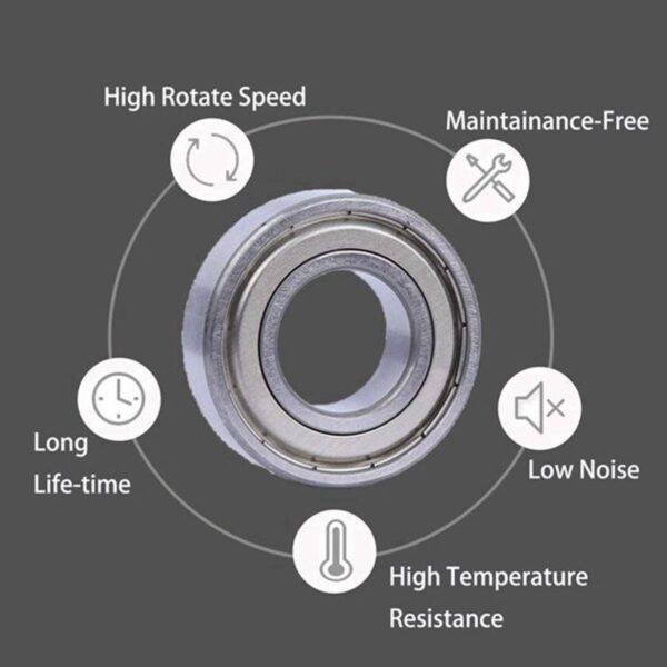 ตลับลูกปืน ลูกปืน แบริ่ง ล้อ ฝาเหล็ก Bearing แกน 8mm 698ZZ 628ZZ (1 ตัว) - Image 4