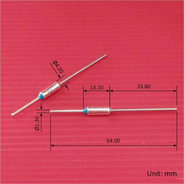 ฟิวส์ เทอร์โมฟิวส์ หม้อหุงข้าว กระติกน้ำร้อน เตารีด Thermal Fuse 15A 250V 73°C ถึง 140°C #MTF 15A (1 ตัว) - Image 4