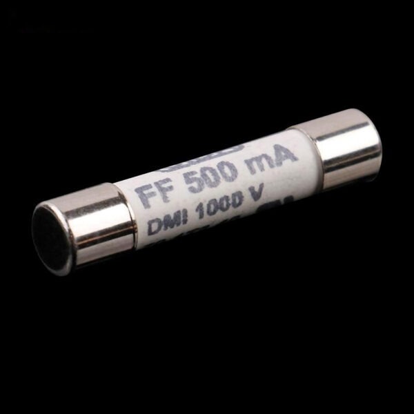 ฟิวส์ Meter Fuse มิเตอร์ มัลติมิเตอร์ ULTRA FAST BLOW FF500mA 1000V DMI 6.3x32mm #C6.2x32FF-DMI FF500mA SIBA (1 ตัว)