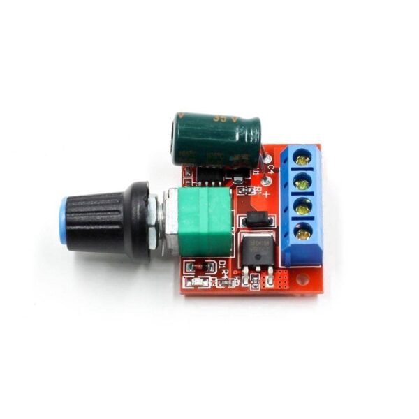 ชุดควบคุม ปรับความเร็ว พัดลม มอเตอร์ Control speed Motor 4.5-35VDC 5A 90W #4.5-35VDC (1 ชุด) - Image 2