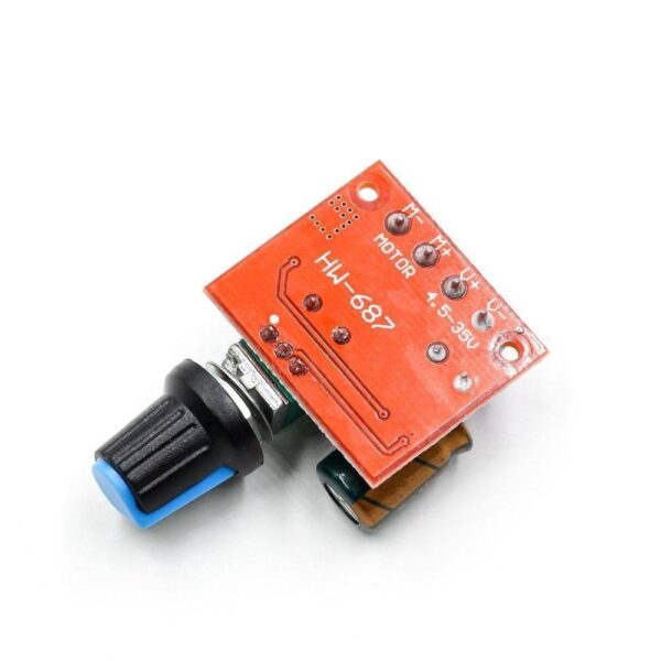 ชุดควบคุม ปรับความเร็ว พัดลม มอเตอร์ Control speed Motor 4.5-35VDC 5A 90W #4.5-35VDC (1 ชุด) - Image 3
