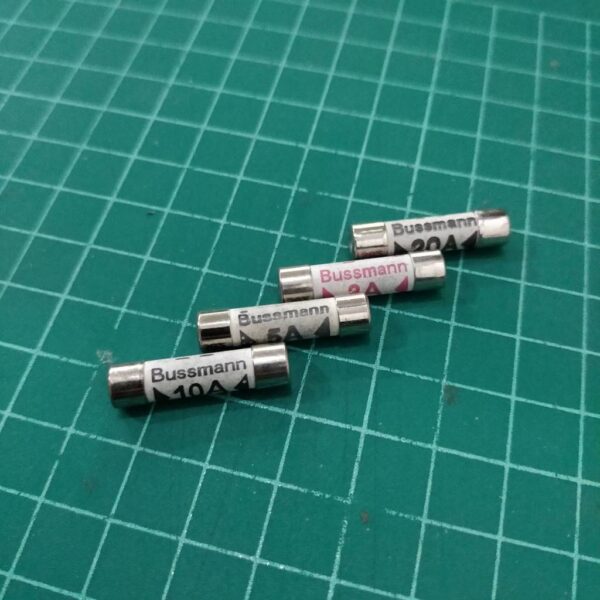 ฟิวส์ เซรามิค Ceramic Fuse BS1362 6x25mm 250V 1A 2A 3A 5A 10A 13A 15A 20A #C6x25-Bussmann (1 ตัว) - Image 3