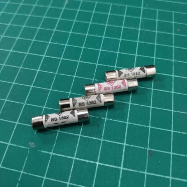 ฟิวส์ เซรามิค Ceramic Fuse BS1362 6x25mm 250V 1A 2A 3A 5A 10A 13A 15A 20A #C6x25-Bussmann (1 ตัว) - Image 2