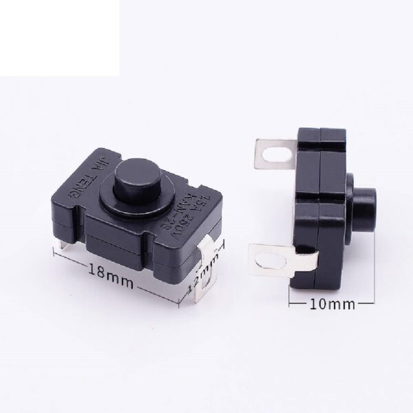 สวิทช์ ปุ่มกด ไฟฉาย Switch กดติด-กดดับ ON-OFF Flashlight Switch SMD 2 ขา 18x12x10mm #KAN-28 (1 ตัว) - Image 6