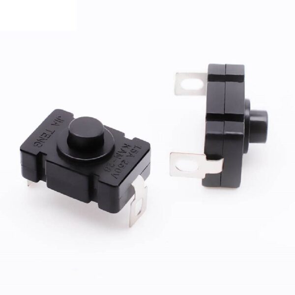 สวิทช์ ปุ่มกด ไฟฉาย Switch กดติด-กดดับ ON-OFF Flashlight Switch SMD 2 ขา 18x12x10mm #KAN-28 (1 ตัว) - Image 3