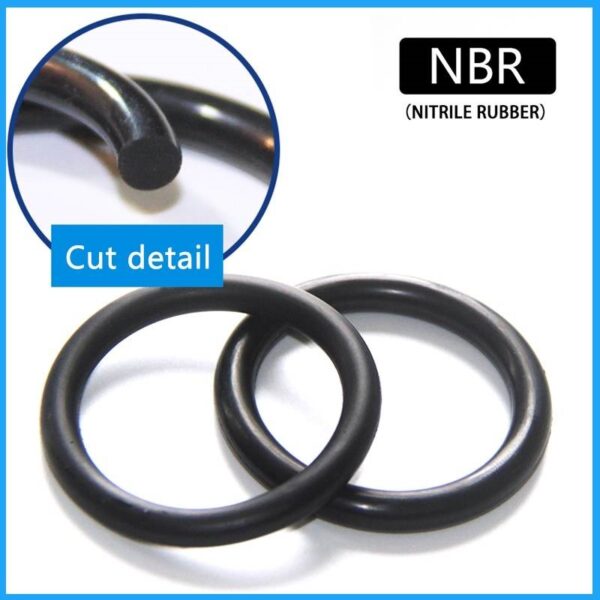 โอริง ยาง ปะเก็น ซีล NBR O-Ring Oring หนา CS 3.5mm วงนอก OD 11mm ถึง 60mm #โอริง NBR หนา 3.5mm (1 ตัว) - Image 2