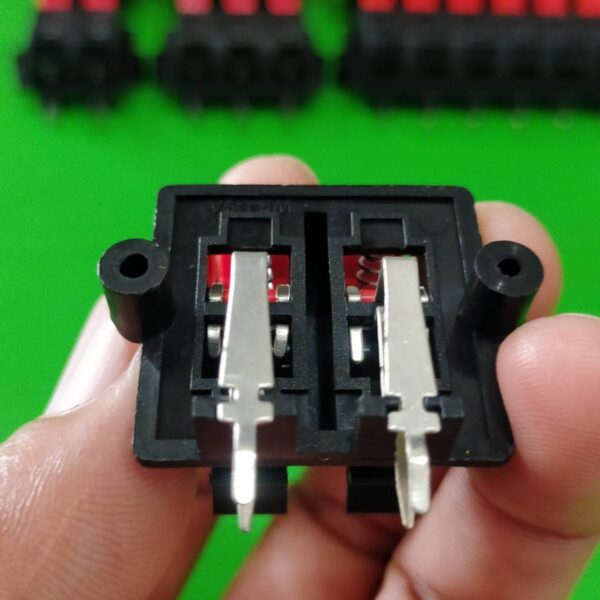 แท็บลำโพง ขั้วต่อลําโพง เครื่องเสียง ลําโพง Speaker Terminal Box Push in Jack Spring Load #STB-SL02 (1 ตัว) - Image 4