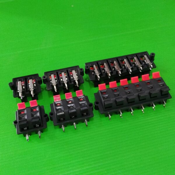 แท็บลำโพง ขั้วต่อลําโพง เครื่องเสียง ลําโพง Speaker Terminal Box Push in Jack Spring Load #STB-SL02 (1 ตัว)