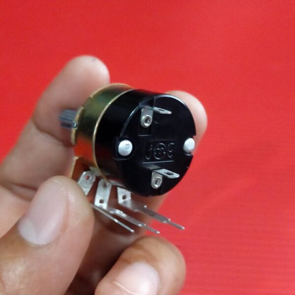 วอลลุ่ม โพเทนชิโอมิเตอร์ ความเร็ว ความร้อน เครื่องทำน้ำอุ่น Potentiometer แกน 20mm 3 ขา มีสวิทช์ #WH138-B20 (1 ตัว) - Image 4