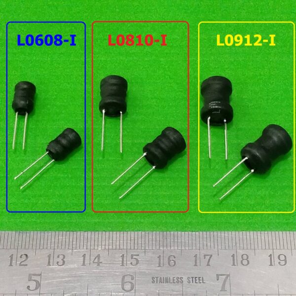 ตัว L ตัวเหนี่ยวนำ คอยล์ทองแดง I-Inductor DIP 0912 100uH 150uH 220uH 330uH 470uH 1mH 2.2mH 3.3mH 4.7mH #L0912-I (1 ตัว) - Image 2